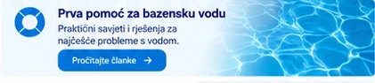 Prva pomoć za bazensku vodu – pročitajte članke