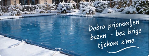Bazen pripremljen za zimu
